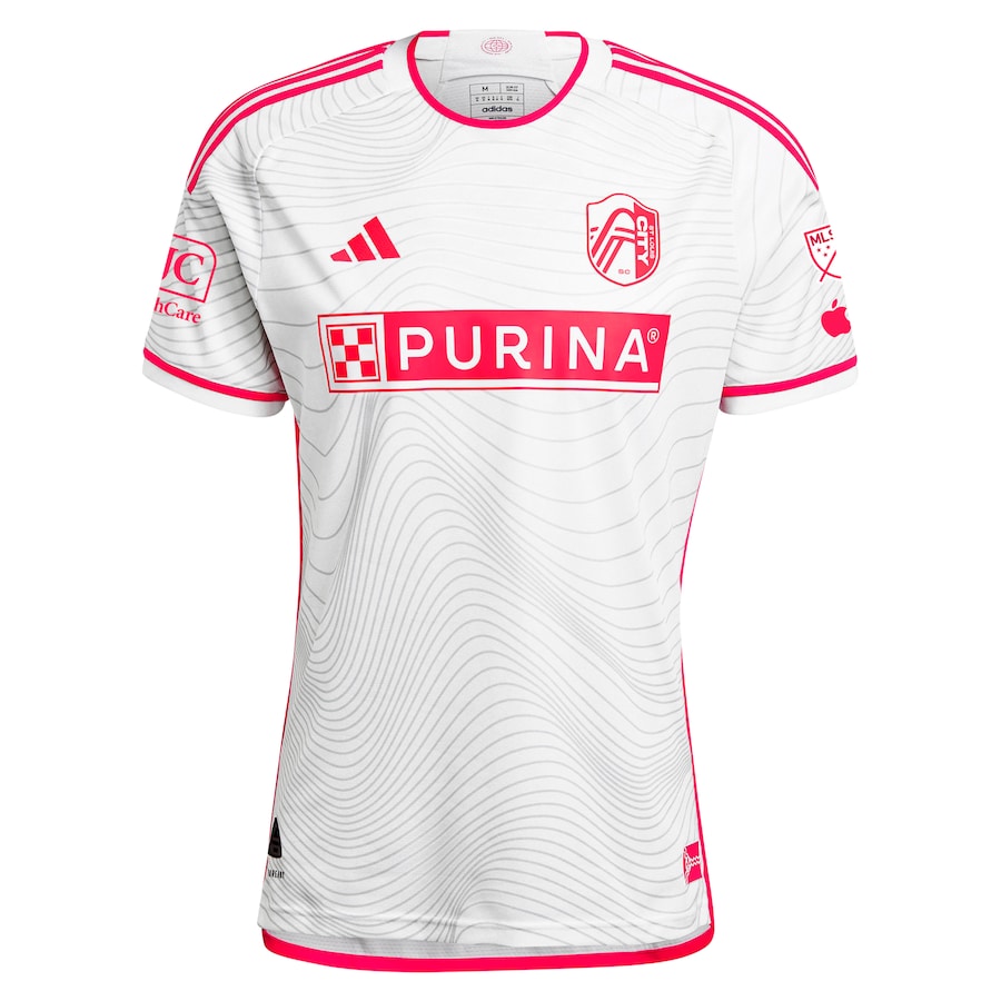 St. Louis City SC adidas 2024 The Confluence Kit Authentic Custom Jersey - White