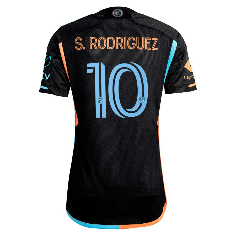 Santiago Rodríguez New York City FC adidas 2024 24/7 Kit Authentic Player Jersey – Black