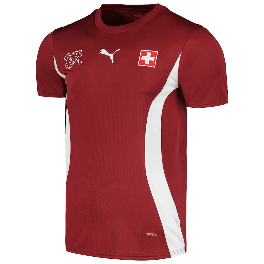 Switzerland National Team Puma 2024 Pre-Match Jersey - Red