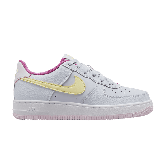 (Grade School) Nike Air Force 1 Grey Citron Fuchsia DV7762-001