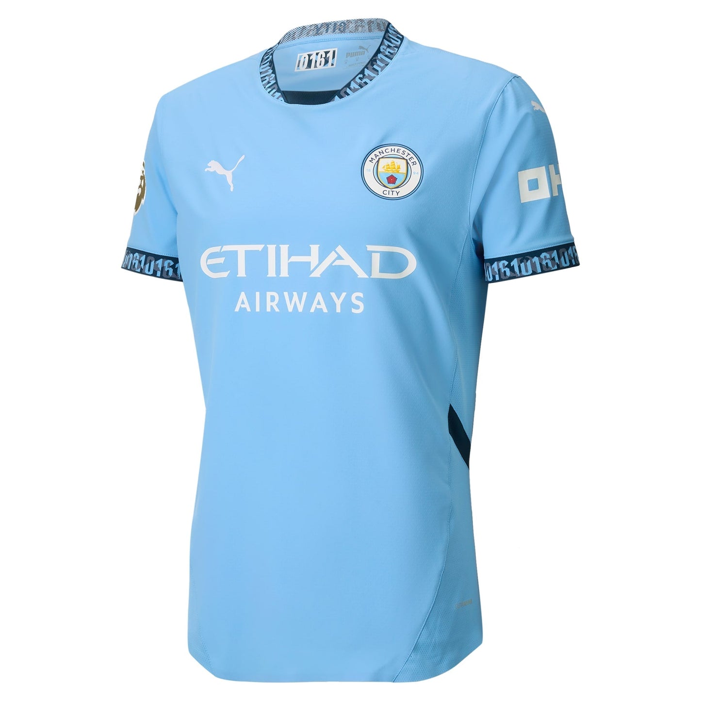 Erling Haaland Manchester City Puma 2024/25 Home Player Jersey - Light Blue