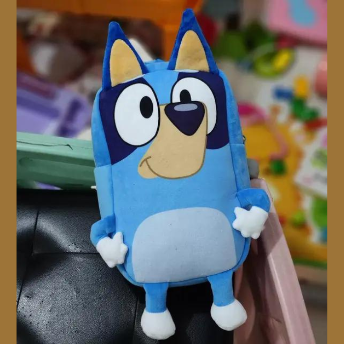 Authentic Bluey Friends Bingo Plush Mini Backpack for Kids - Soft School and Travel Bag For Children