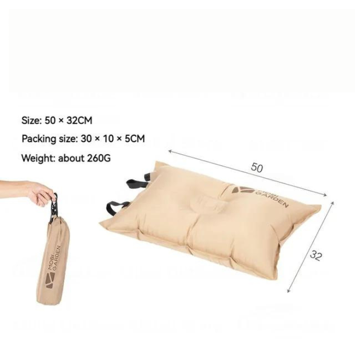 Ultra-Light Automatic Inflatable Pillow for Camping, Travel, and Office