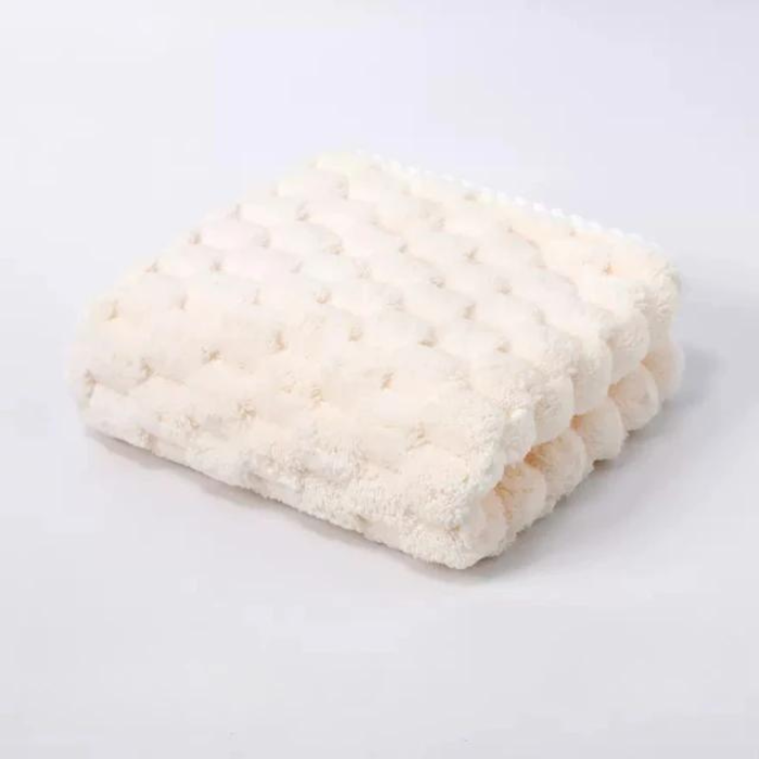 Cute Colorful Quick Dry Towel - Super Absorbent Cloud Grid Pattern