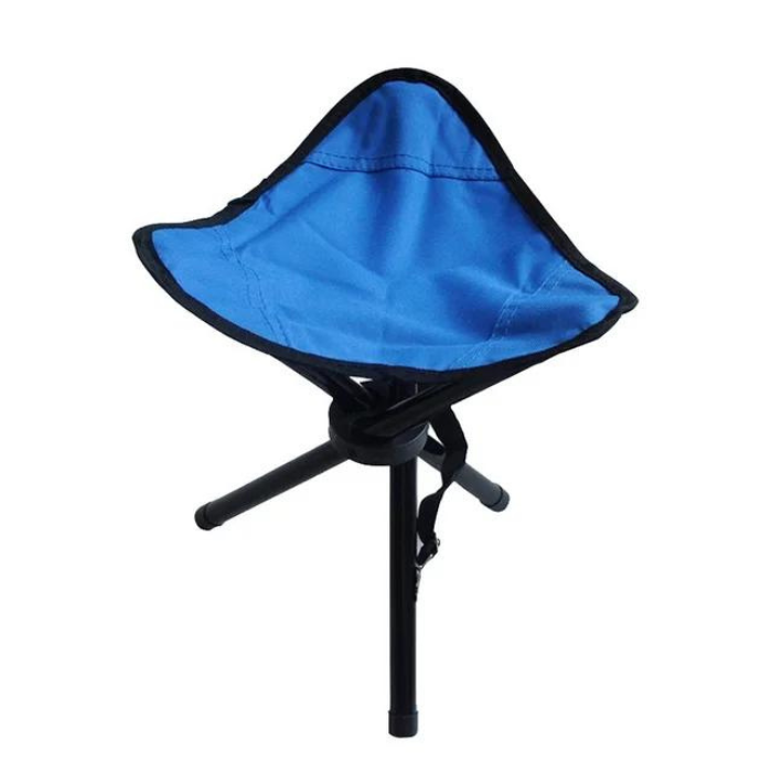 Multifunctional Foldable Beach Chair - Outdoor Portable Triangle Stool