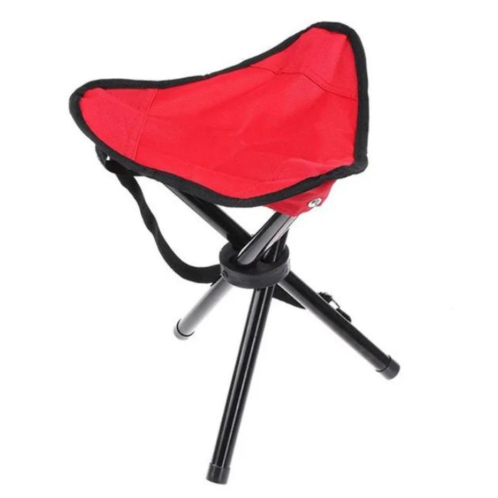 Multifunctional Foldable Beach Chair - Outdoor Portable Triangle Stool