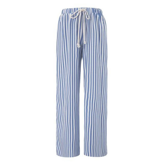 Y2K Vintage Striped Plaid Wide-Leg Pajama Pants – Ultimate Comfort Meets Timeless Style