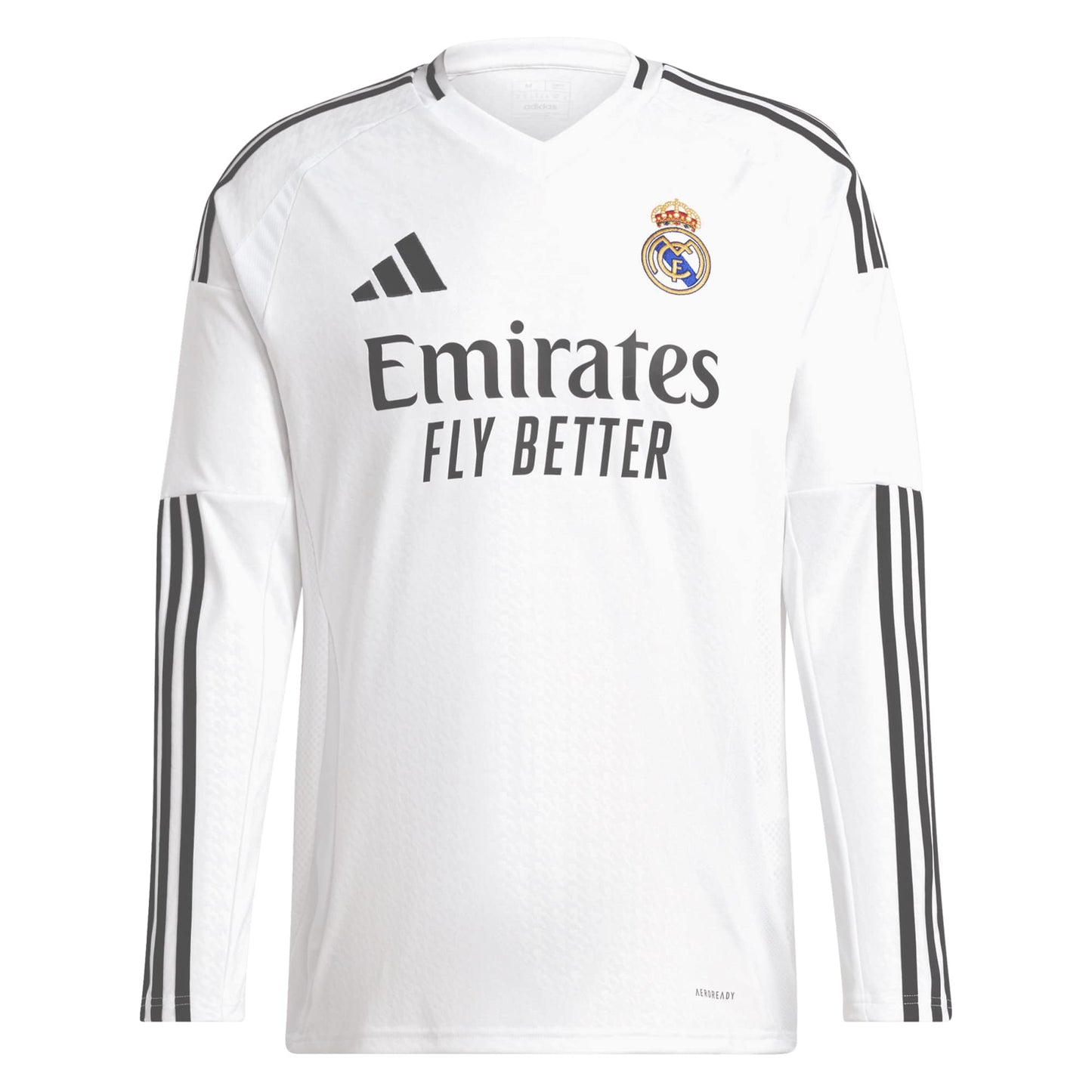 Jude Bellingham Real Madrid Adidas 2024/25 Home Long Sleeve Player Jersey - White