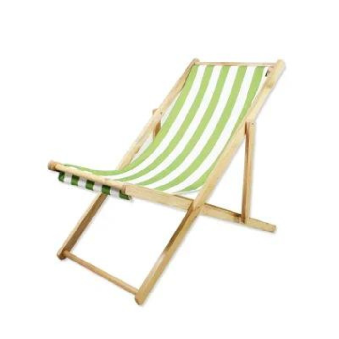 Fabric Lazy Folding Lounge Wood Beach Chair for Every Adventure