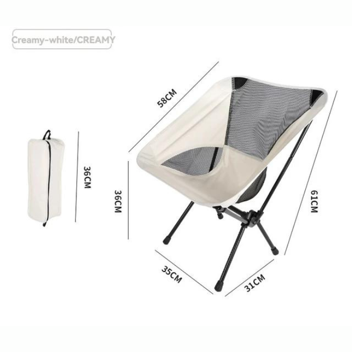 Portable and Durable High Back Recliner Favorite Camping and Beach Accessory