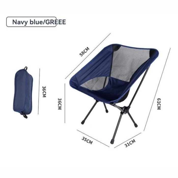 Portable and Durable High Back Recliner Favorite Camping and Beach Accessory