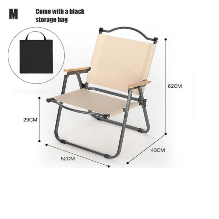 UltraLite MoonLander Portable Folding Chair for Beach, Fishing, and Outdoor Leisure