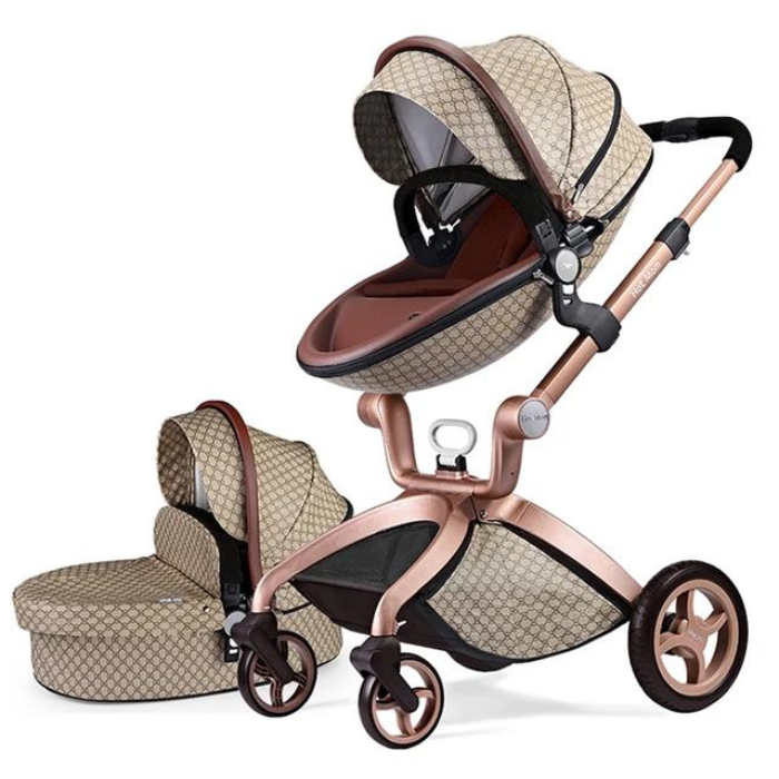 Hot Mom 2 In 1 Wagon Stroller And Car Seat - Lightweight, High Landscape Design For Urban Adventures