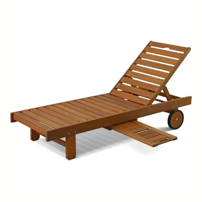 Outdoor Hardwood Garden Chairs with Built-in Tray for Unparalleled Relaxation