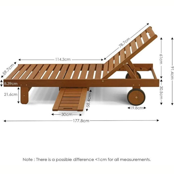 Outdoor Hardwood Garden Chairs with Built-in Tray for Unparalleled Relaxation