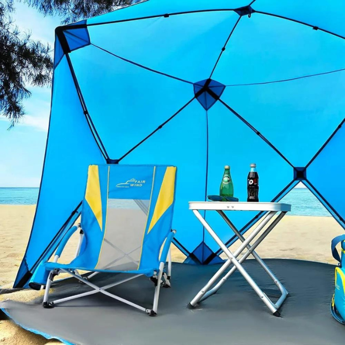 Sun-Safe Lounging Adult Beach Chairs with Umbrella And Heavy-Duty Design