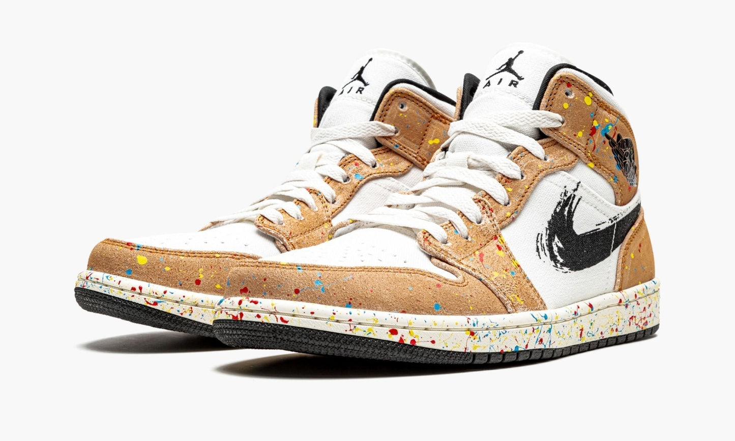 Air Jordan 1 Mid SE Brushstroke