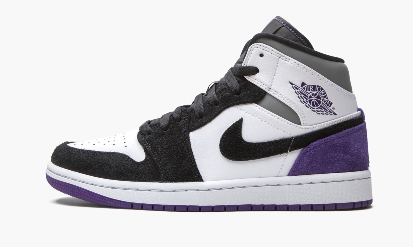 Air Jordan 1 Mid SE Court Purple Suede