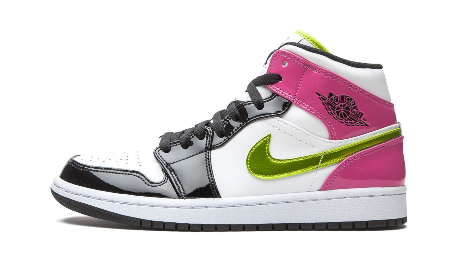 Air Jordan 1 Mid SE Cyber / Active Fuchsia