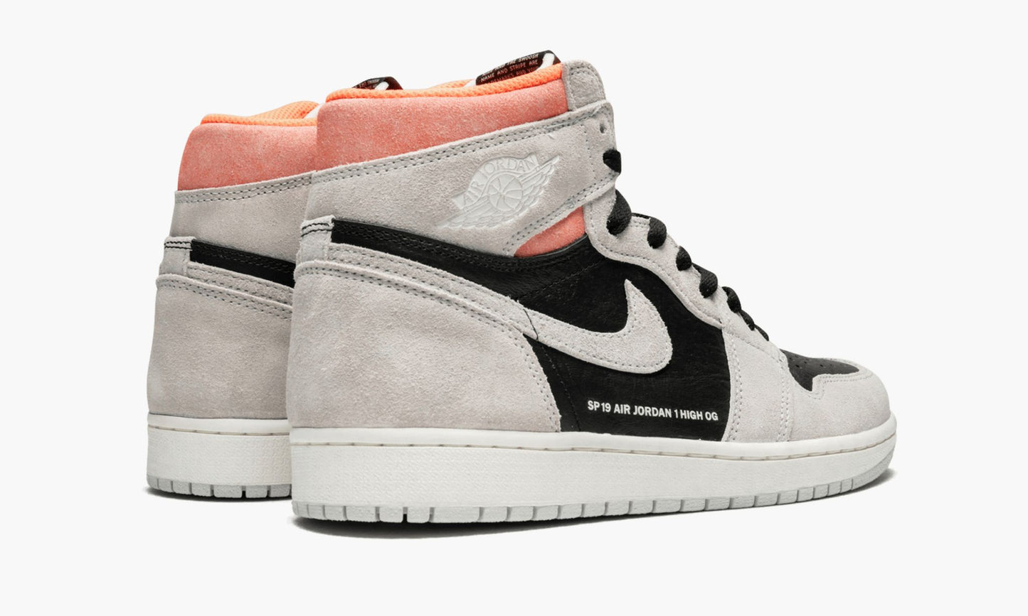 Air Jordan 1 Retro High OG Neutral Grey/Hyper Crimson