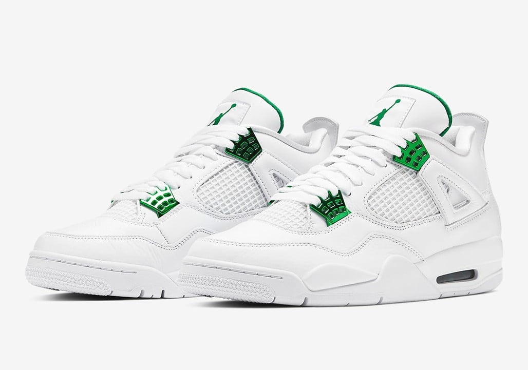 Air Jordan 4 Retro Metallic Green