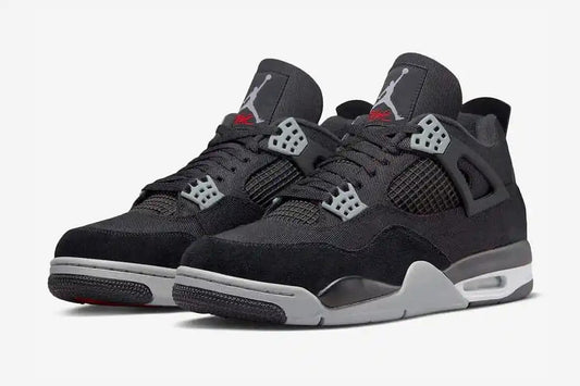 Air Jordan 4 Retro SE Black Canvas