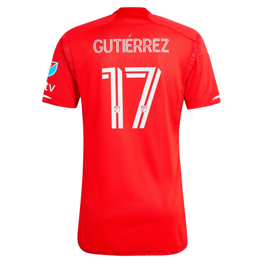 Brian Gutiérrez Chicago Fire adidas 2024 Return To Red Authentic Player Jersey – Red