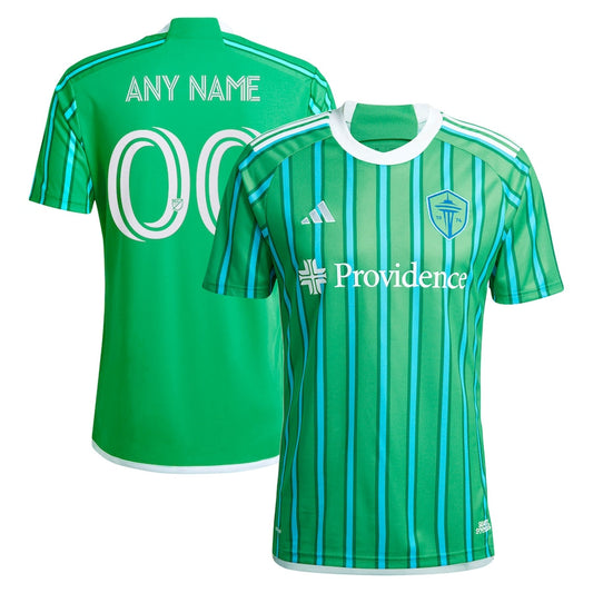 Seattle Sounders FC adidas 2024 The Anniversary Kit  Custom Jersey – Green