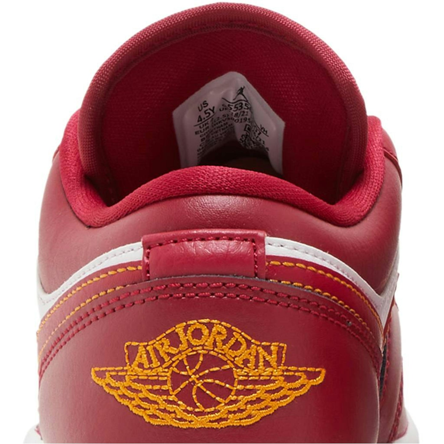 (Grade School) Air Jordan 1 Low Cardinal Red 553560-607