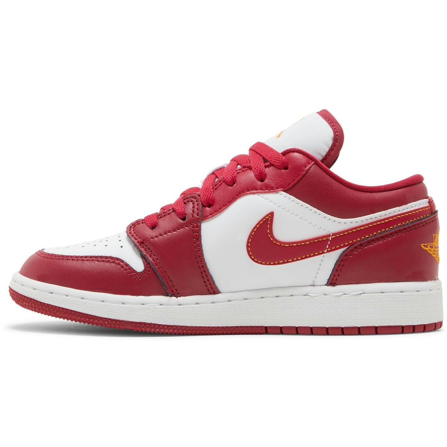 (Grade School) Air Jordan 1 Low Cardinal Red 553560-607