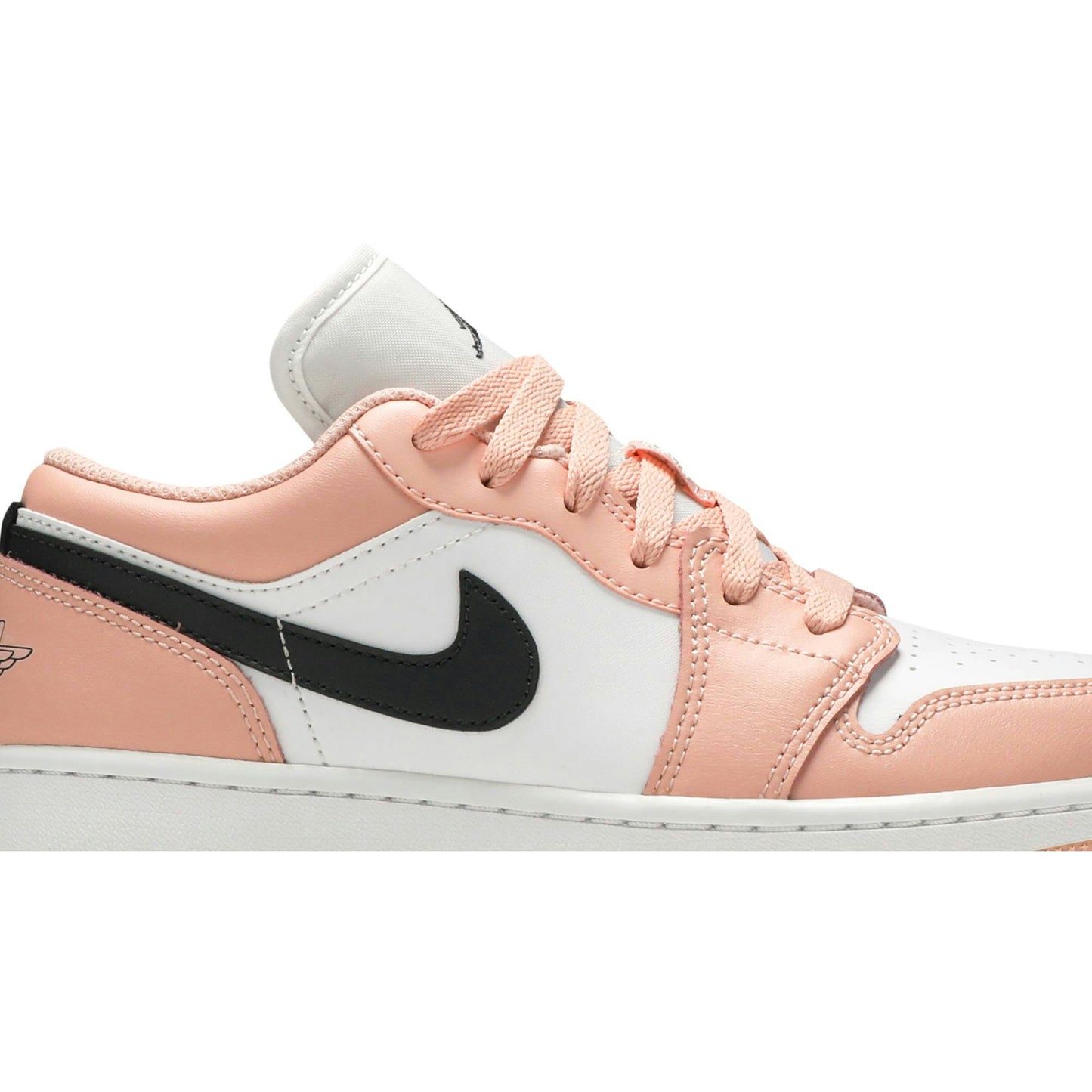 (Grade School) Air Jordan 1 Low Light Arctic Pink 553560-800