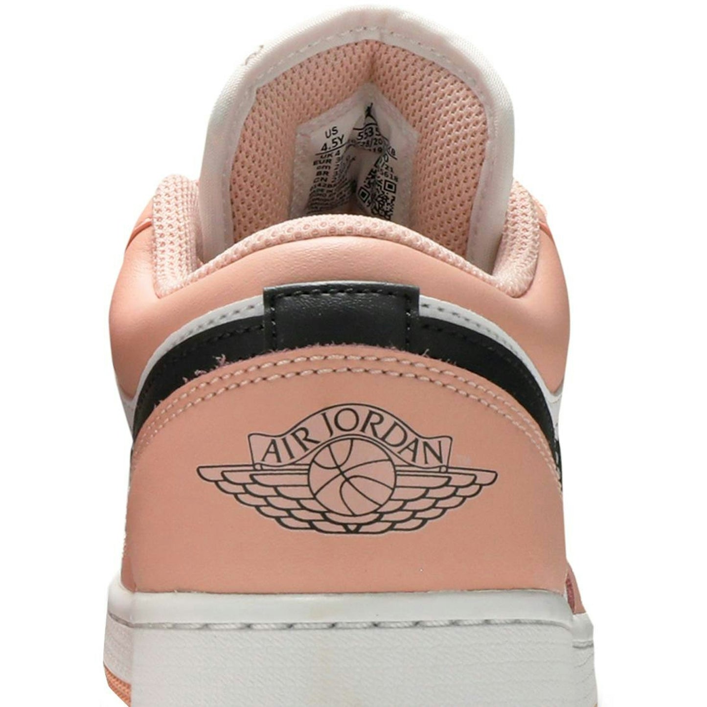 (Grade School) Air Jordan 1 Low Light Arctic Pink 553560-800