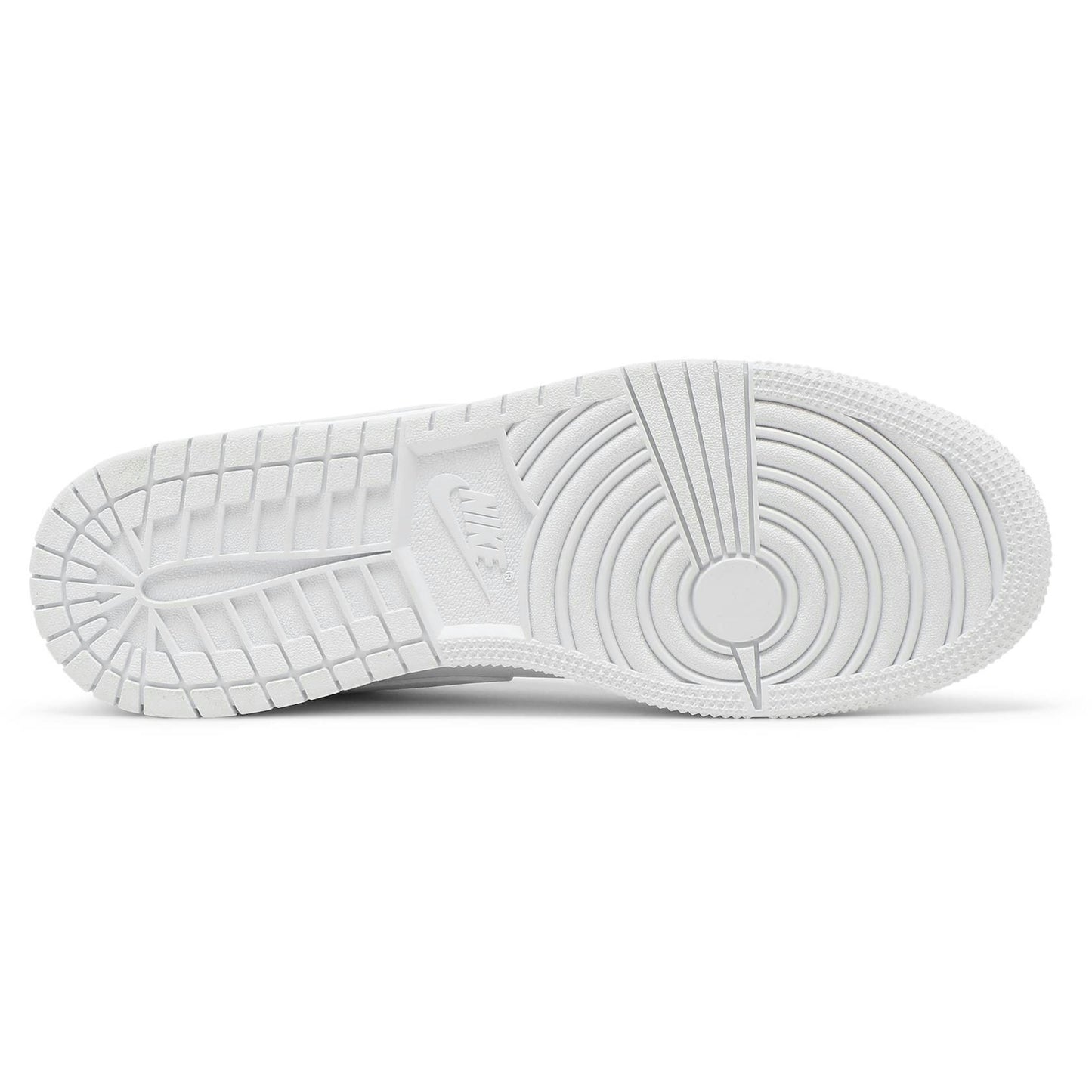 (Grade School) Air Jordan 1 Low Triple White 553560-130