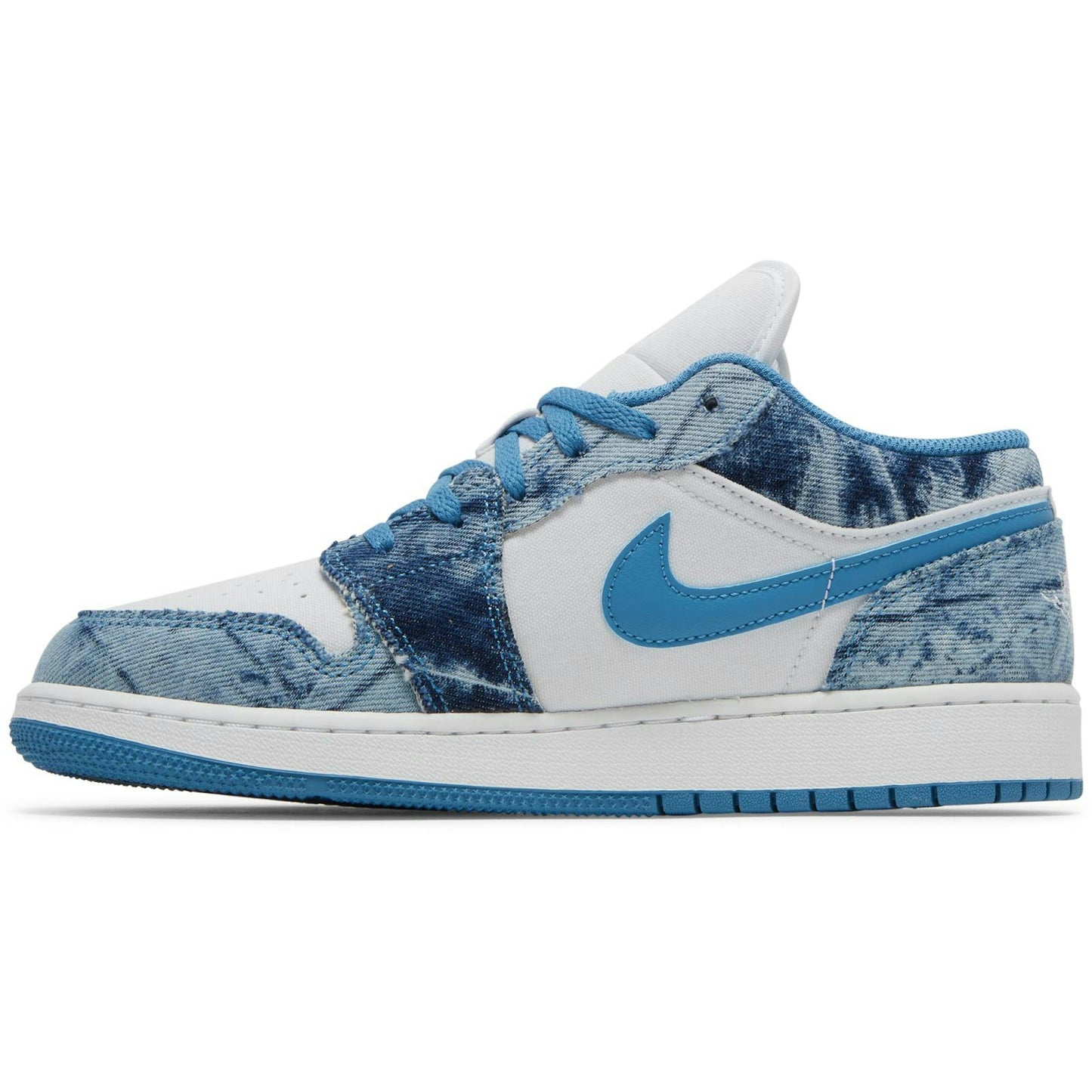 (Grade School) Air Jordan 1 Low ‘Washed Denim’ DM8947-100