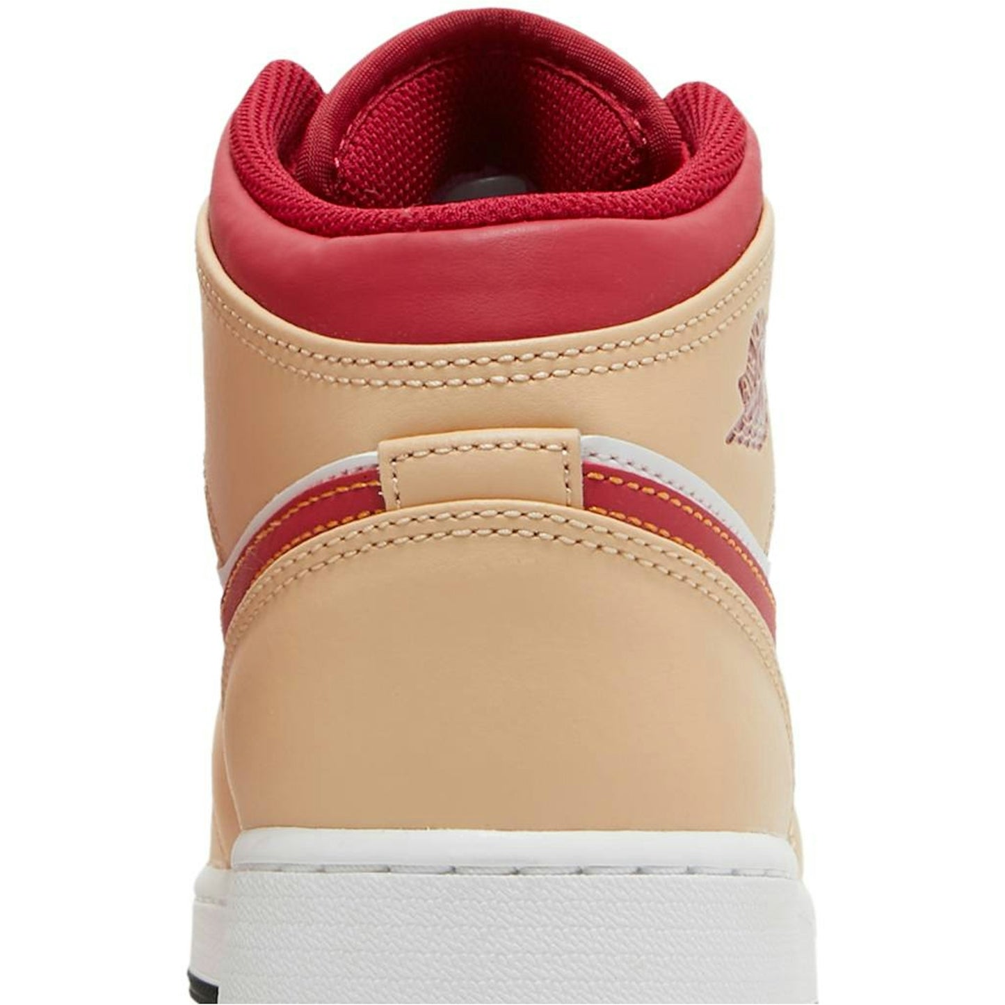 (Grade School) Air Jordan 1 Mid ‘Beige Red’ 554725-201