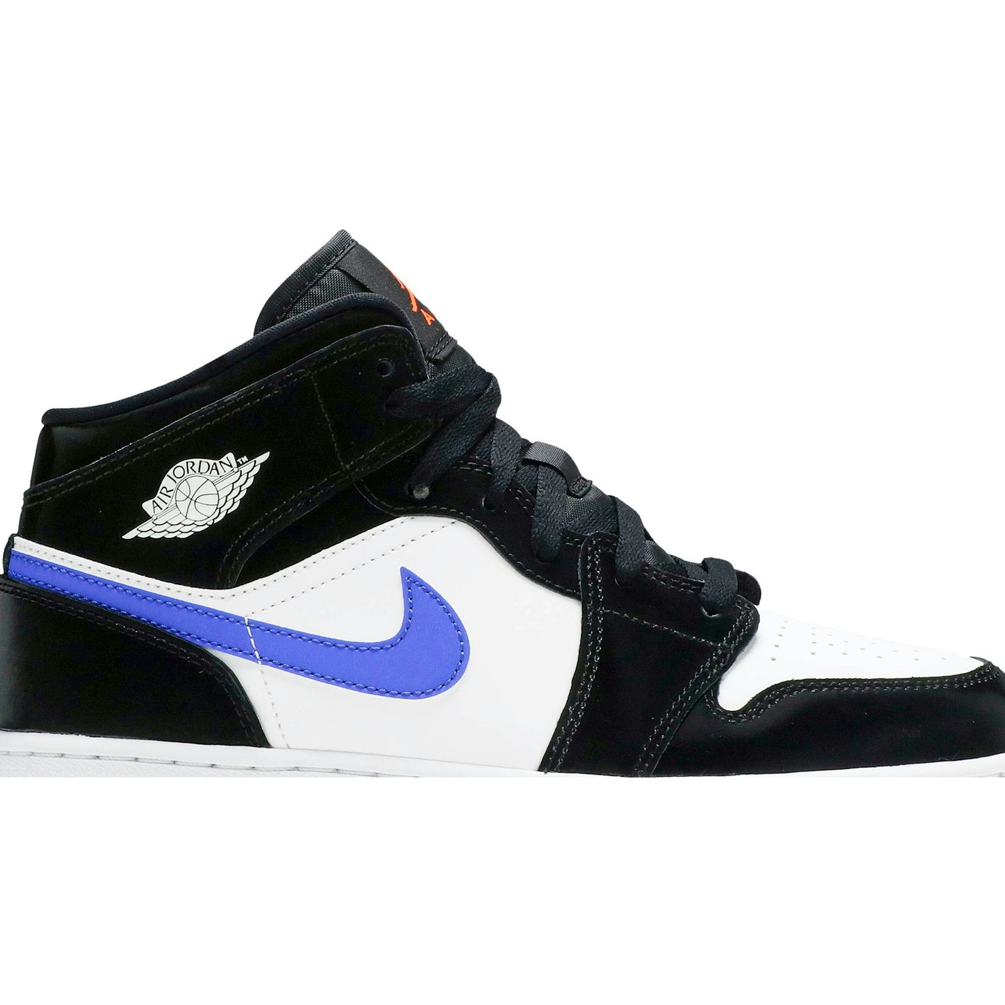 (Grade School) Air Jordan 1 Mid ‘Black Racer Blue’ 554725-084