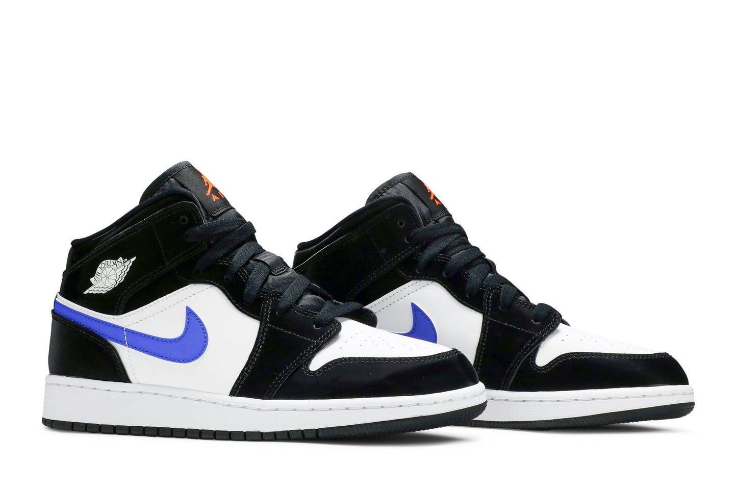 (Grade School) Air Jordan 1 Mid ‘Black Racer Blue’ 554725-084