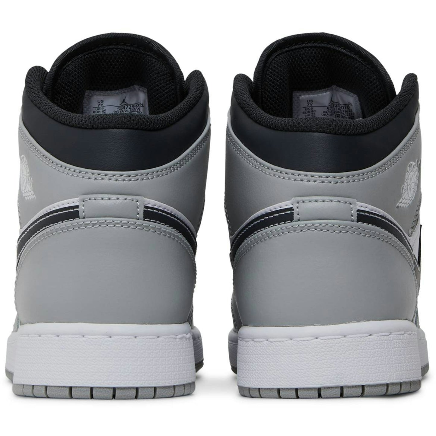 (Grade School) Air Jordan 1 Mid Greyscale 554725-078