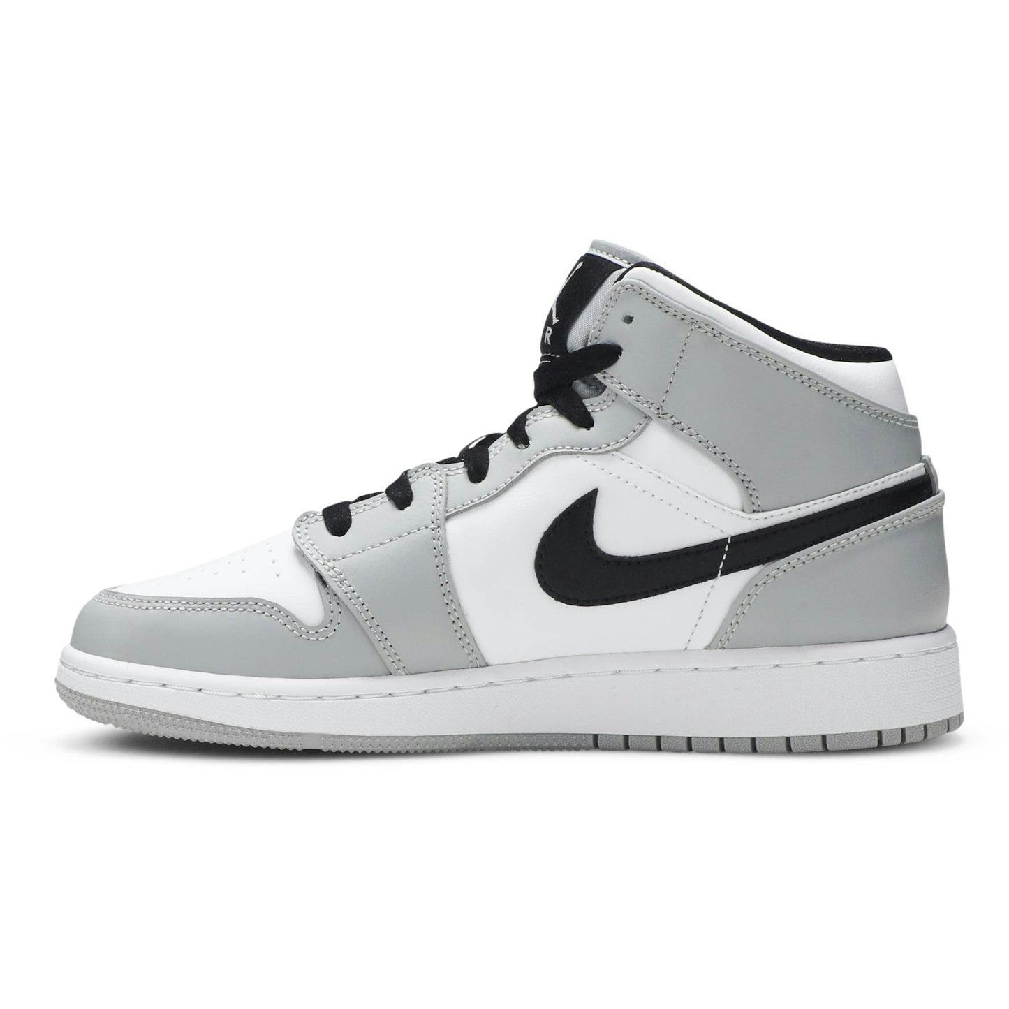 (Grade School) Air Jordan 1 Mid ‘Light Smoke Grey’ 554725-092