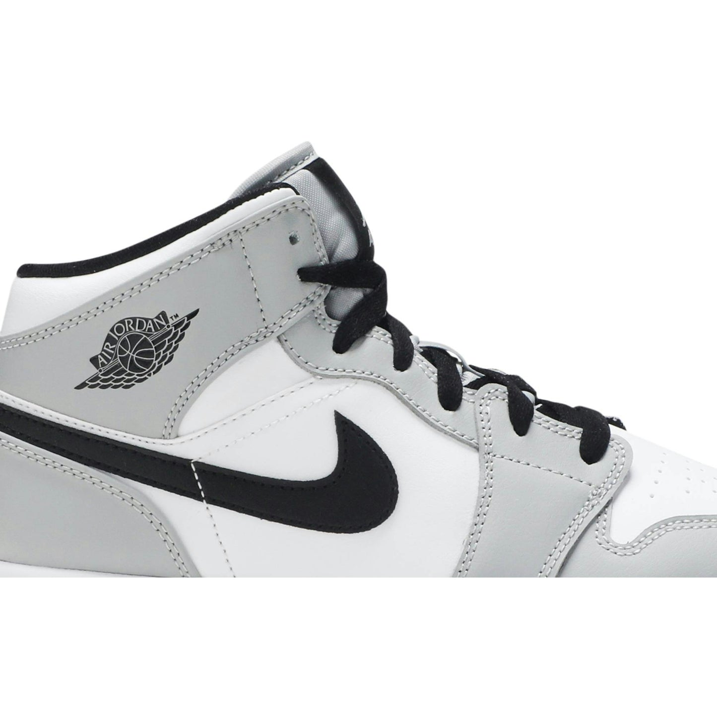 (Grade School) Air Jordan 1 Mid ‘Light Smoke Grey’ 554725-092