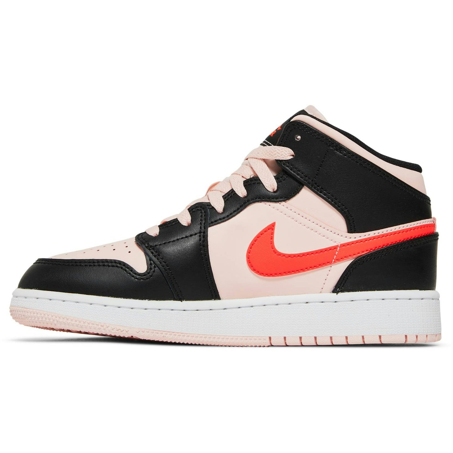 (Grade School) Air Jordan 1 Mid ‘Pink Crimson’ 554725-604