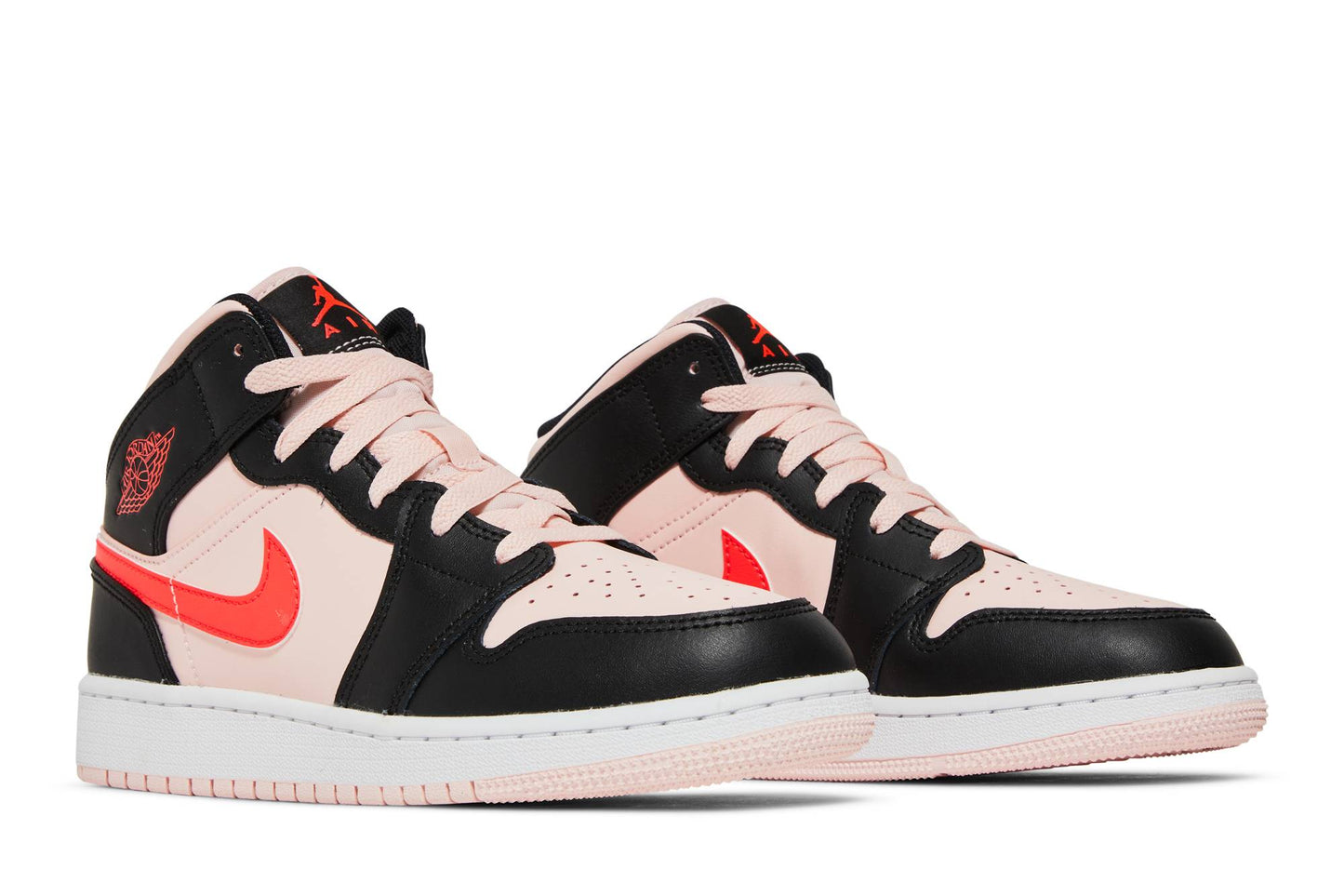 (Grade School) Air Jordan 1 Mid ‘Pink Crimson’ 554725-604