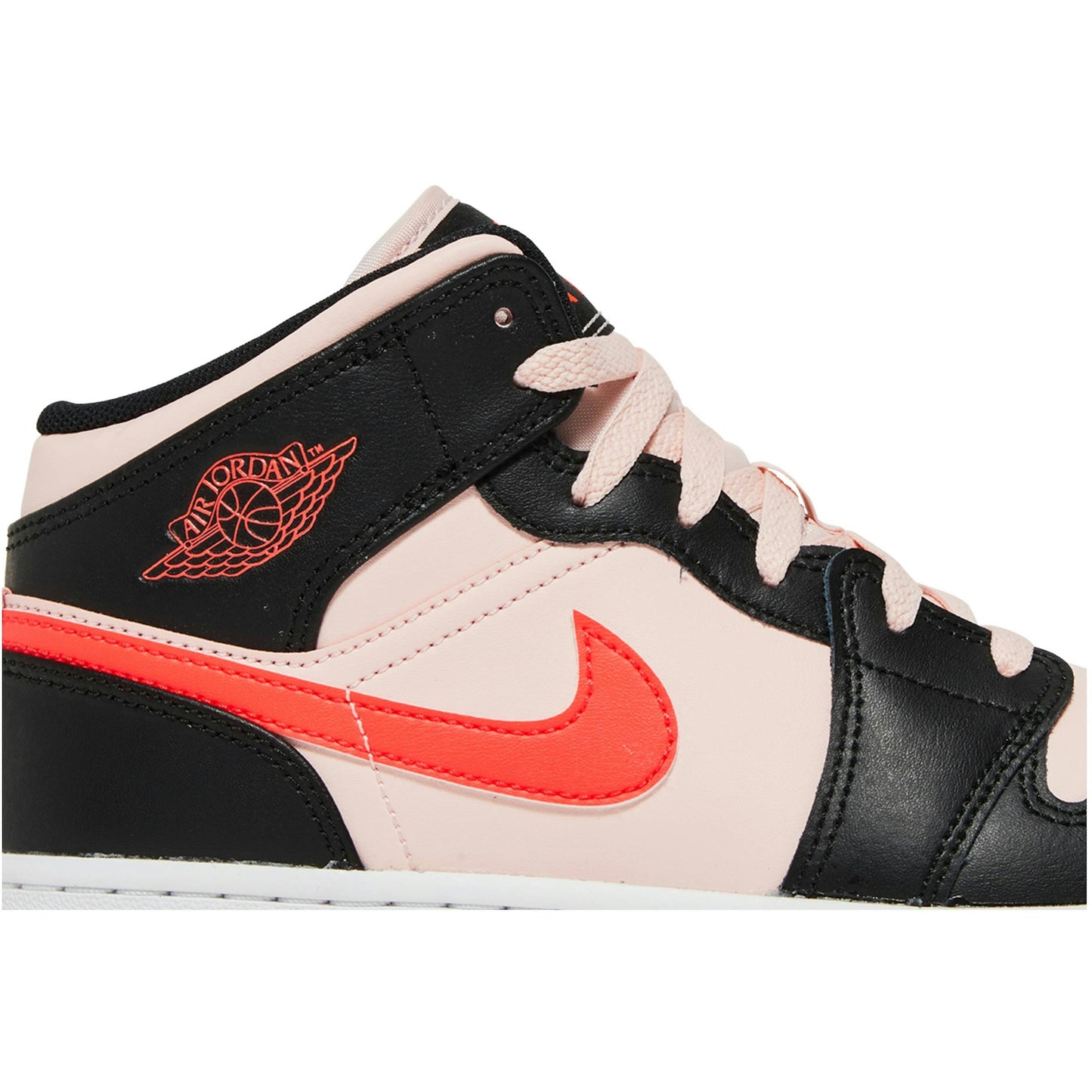 (Grade School) Air Jordan 1 Mid ‘Pink Crimson’ 554725-604