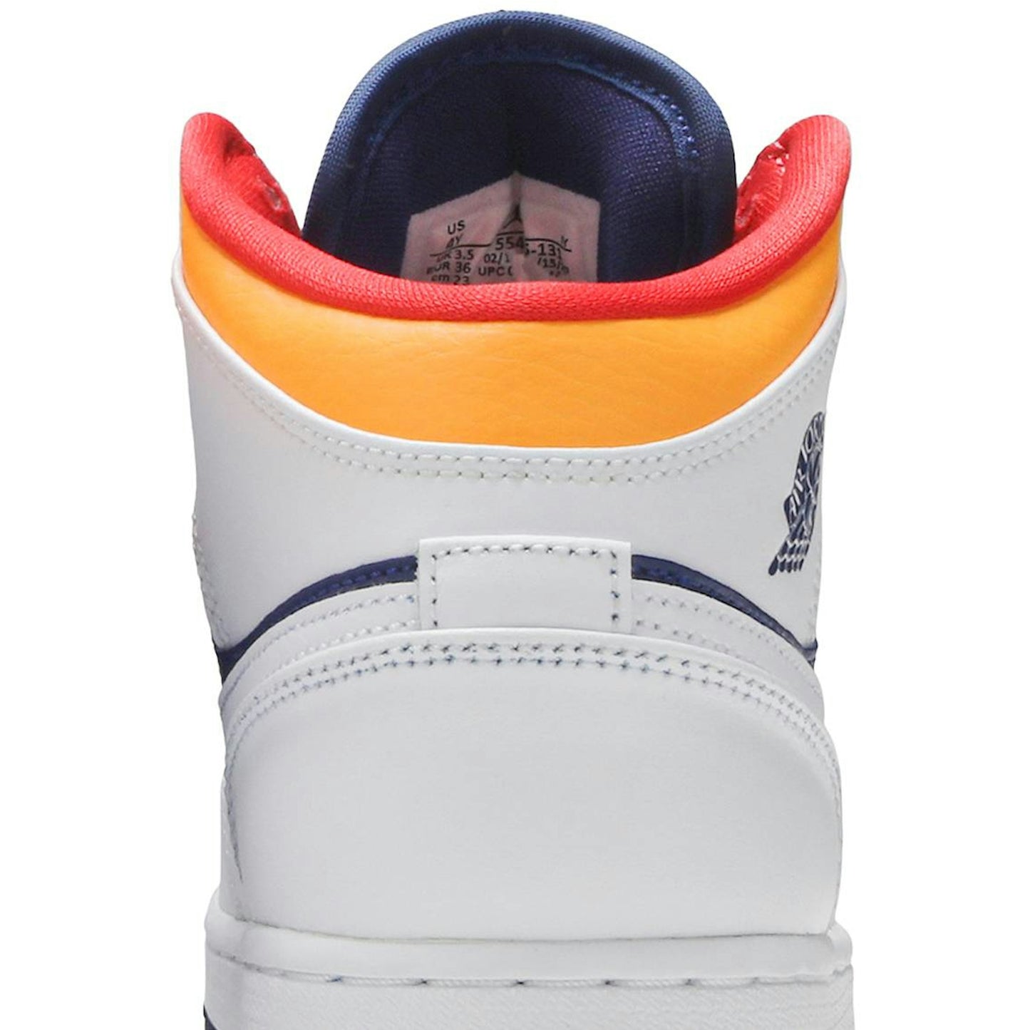 (Grade School) Air Jordan 1 Mid ‘White Deep Royal Blue’ 554725-131