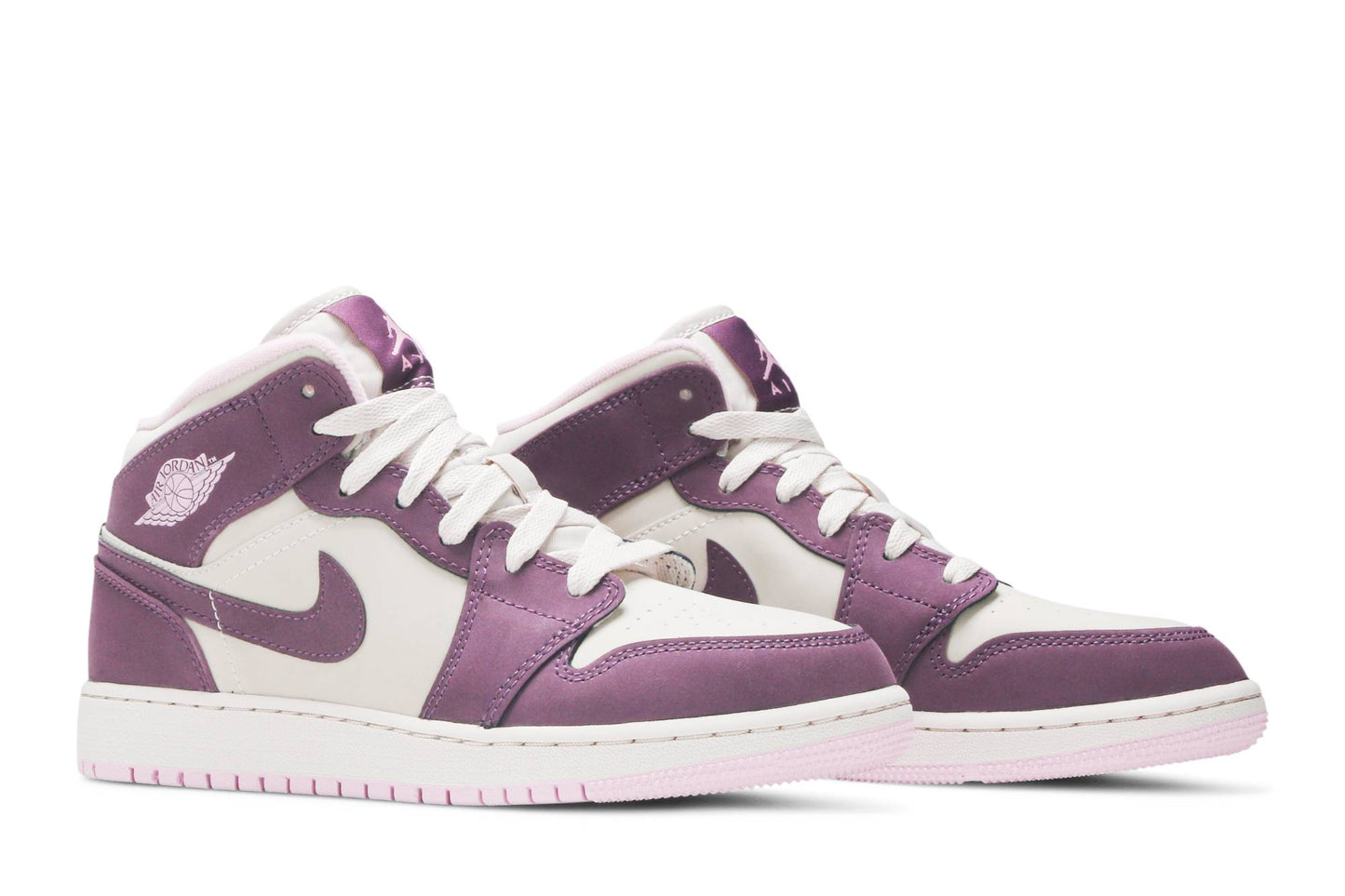 (Grade School) Air Jordan 1 Retro Mid ‘Pro Purple’ 555112-500