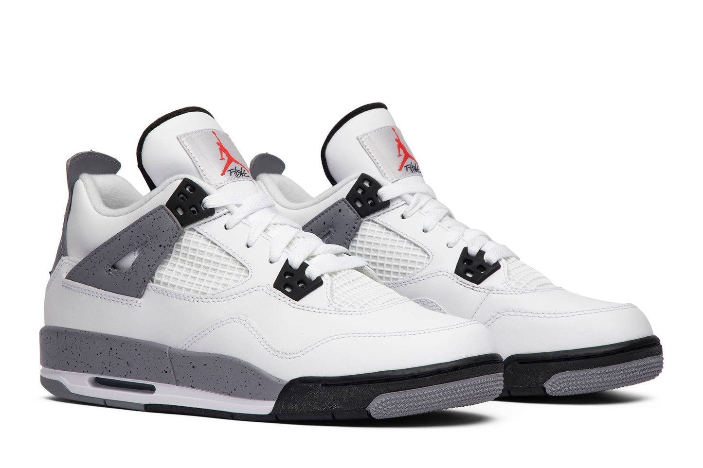 (Grade School) Air Jordan 4 Retro 2012 ‘White Cement’ 408452-103