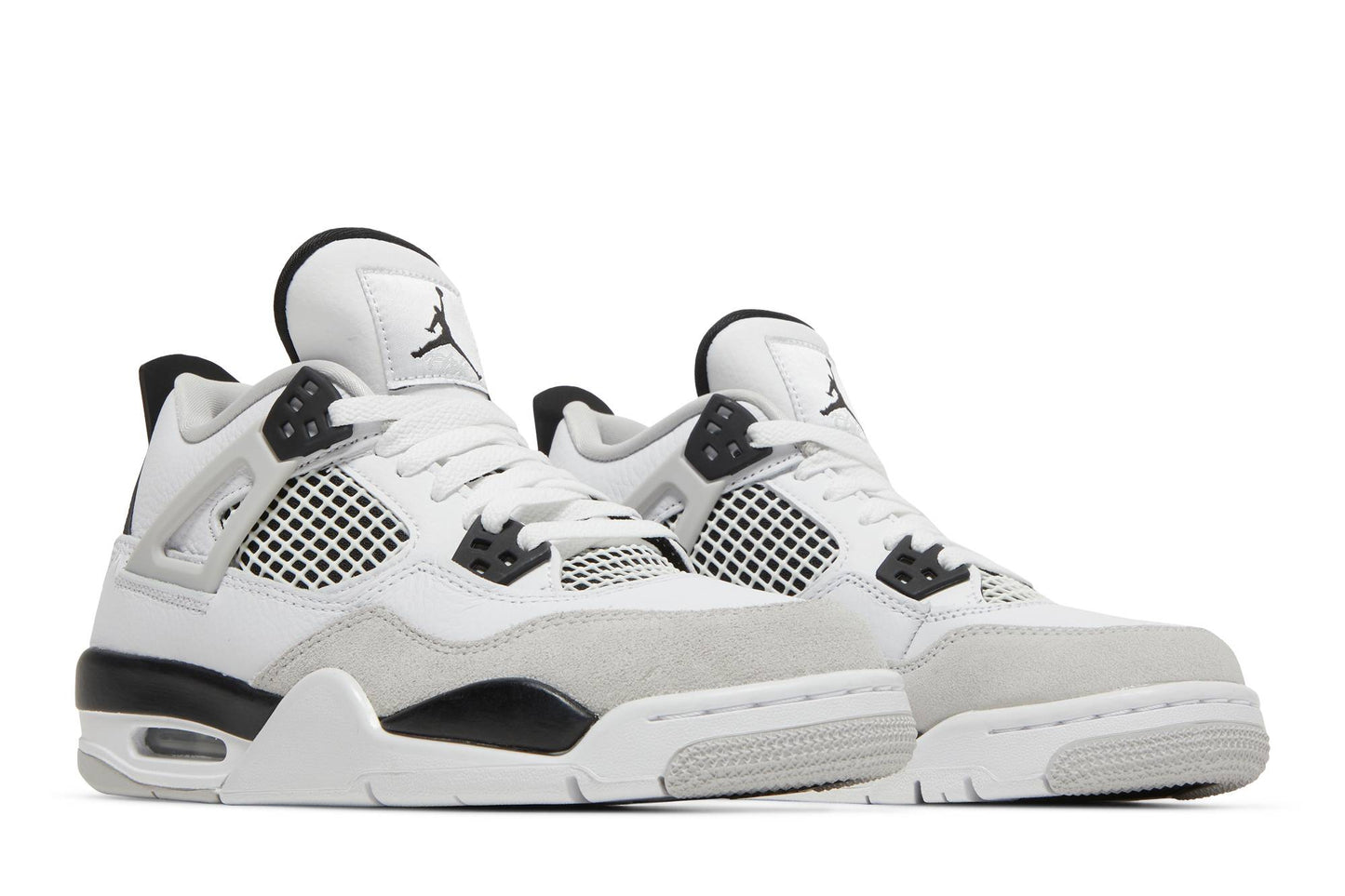 (Grade School) Air Jordan 4 Retro ‘Military Black’ 408452-111