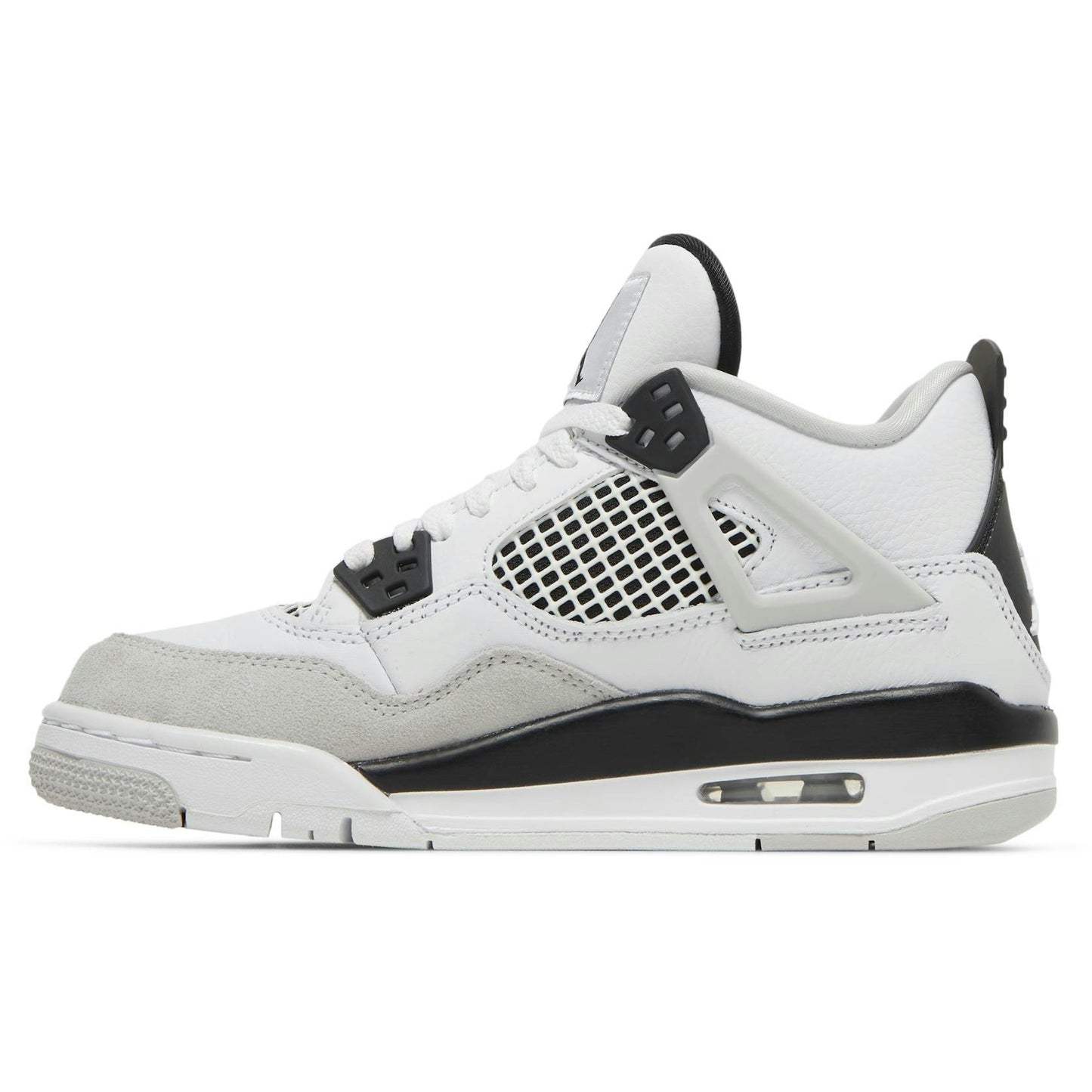 (Grade School) Air Jordan 4 Retro ‘Military Black’ 408452-111