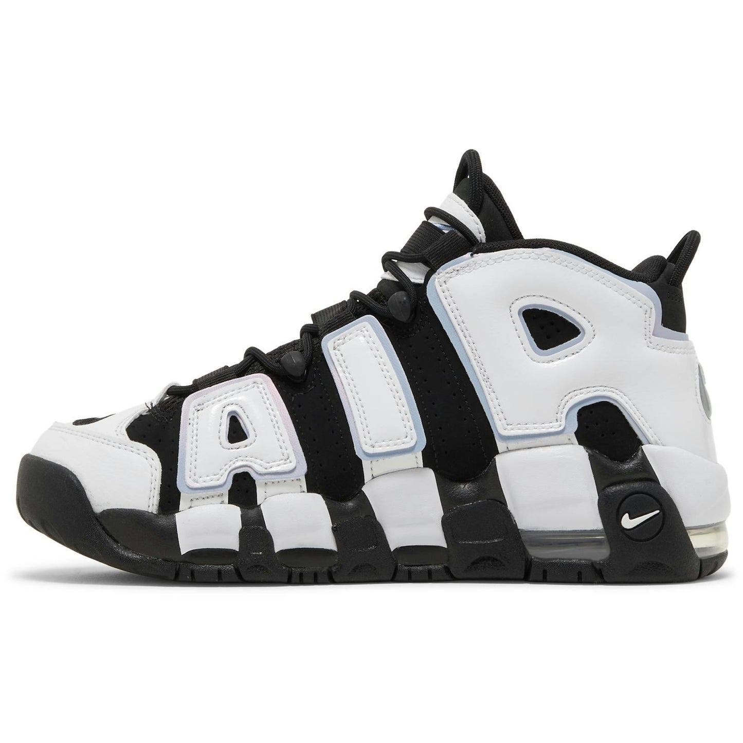 (Grade School) Nike Air More Uptempo Black Cobalt Bliss DQ6200-001