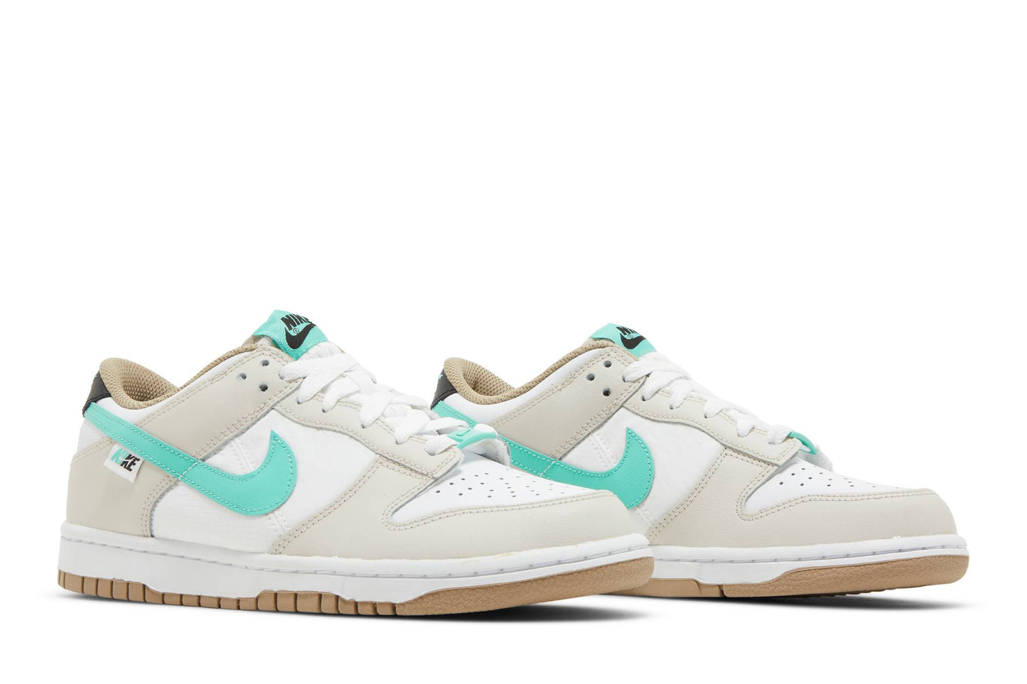 (Grade School) Nike Dunk Low ‘Split Seam White Tan Mint’ DX6063-131